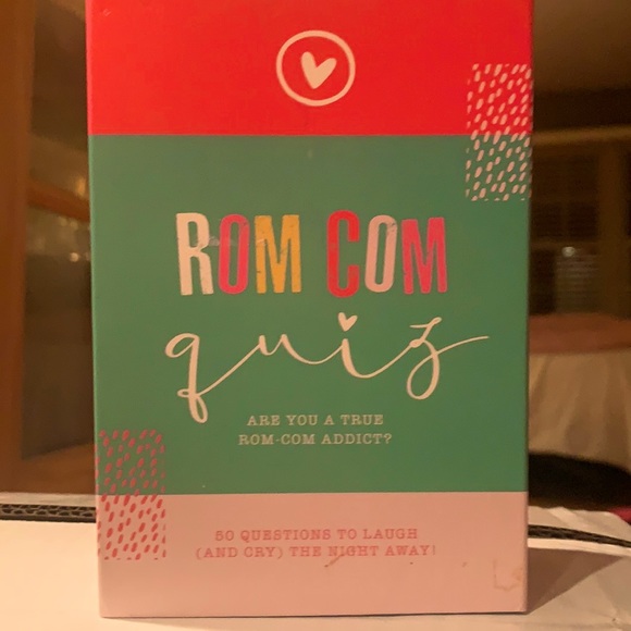 Rom com quiz game. NIB